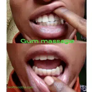 Gum massage benefits