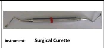 Oral surgery instruments-Surgical curette