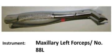 Oral Surgery Instruments-Maxillary Left Forceps