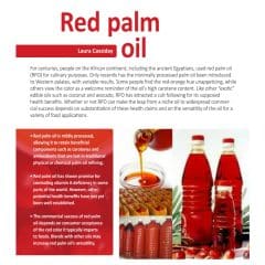 Benefits Of Red Palm Oil -Benefits Of Red Oil 