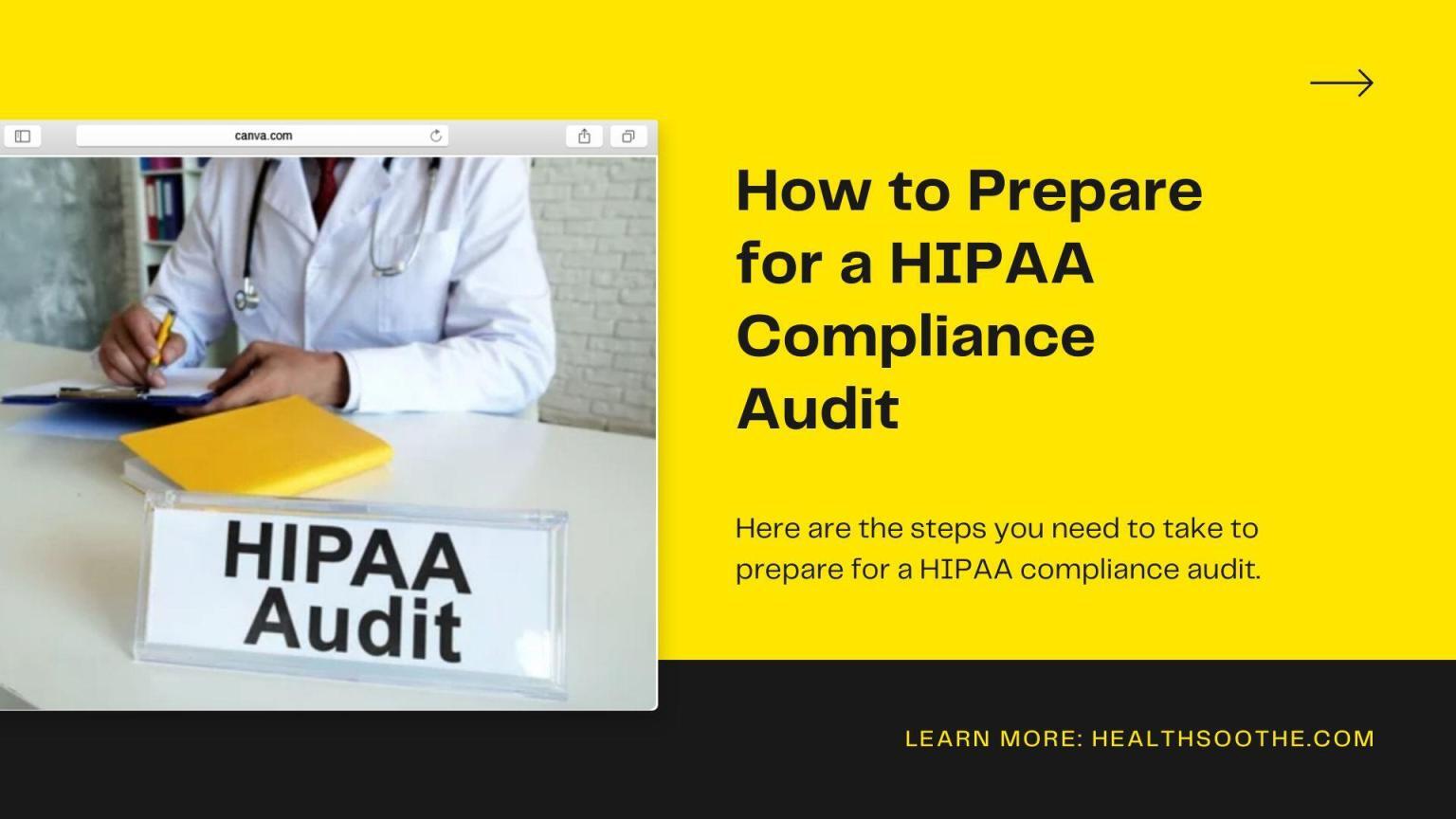 How To Prepare For A Hipaa Compliance Audit Healthsoothe