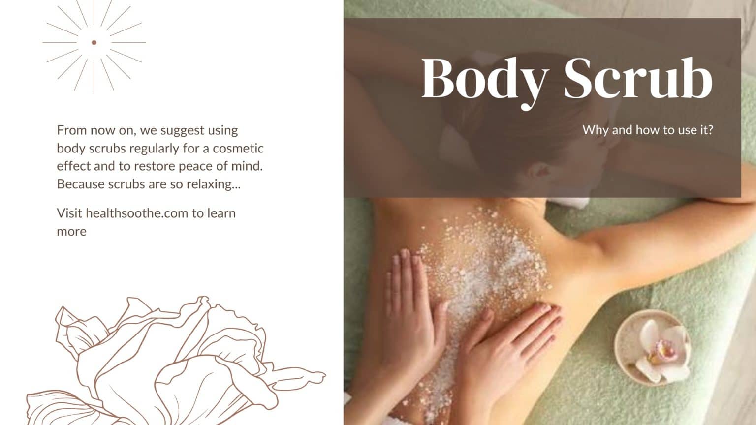 Body Scrub Why And How To Use It? Healthsoothe