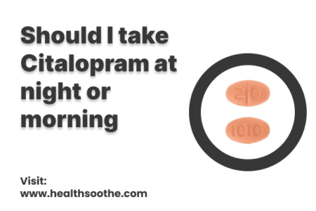 should i take citalopram at night or morning