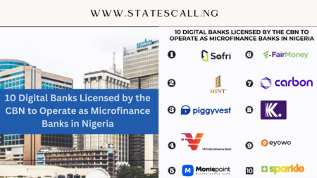 10 Digital Banks Licensed by the CBN to Operate as Microfinance Banks in Nigeria - Statescall.ng