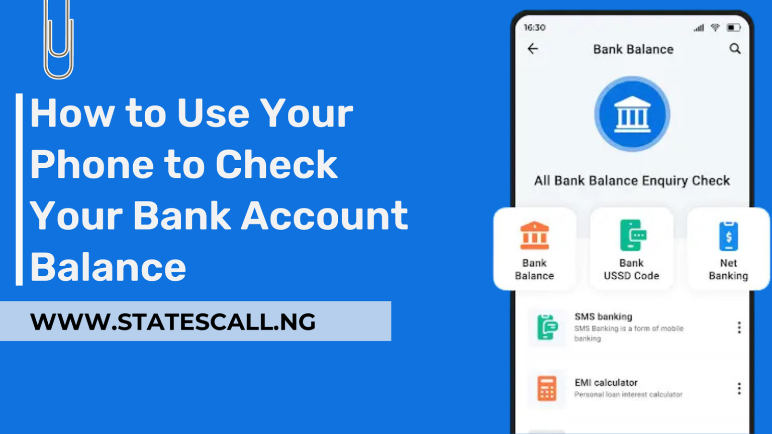 How To Use Your Phone To Check Your Account Balance - Statescall.ng