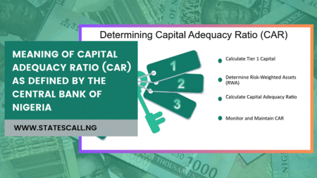 Meaning Of Capital Adequacy Ratio (CAR) As Defined By The Central Bank of Nigeria - Statescall.ng